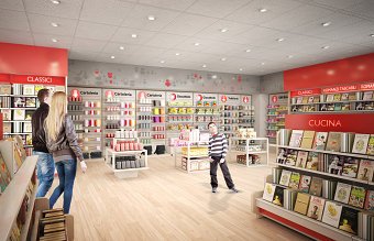 Bookshop interior design
