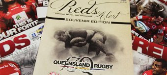2013 Queensland Reds Match Day Programs