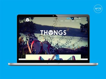 Thongs Website / Product / Graphic Design