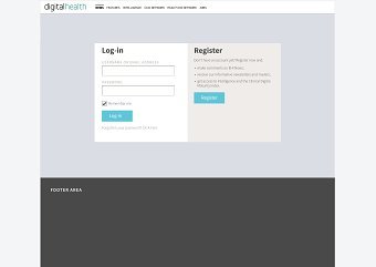 Sign-up and log-in forms and flow