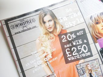 Full page advert for @InTheStyle