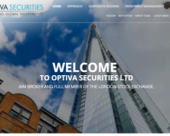 Optiva Securities Website
