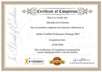 Certificates