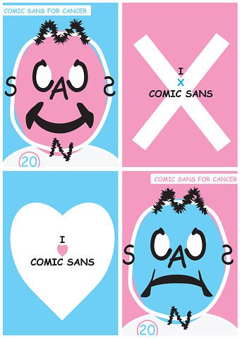 Comic Sans For Cancer