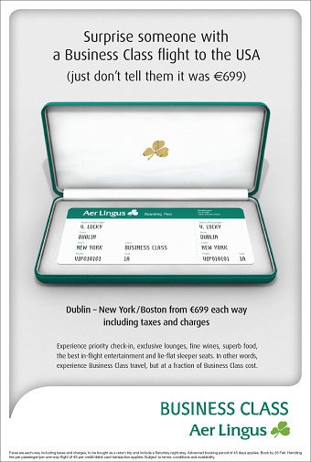 Aer Lingus Business Class