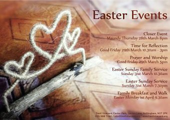 Easter Service Events Flyer