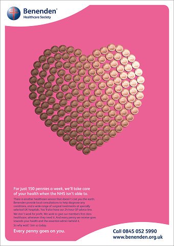 Benenden Healthcare Society Ads