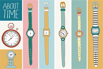 Hand-drawn Watch Vectors