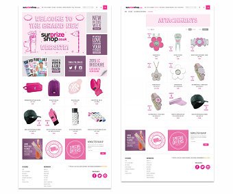 Surprizeshop Website - 2015