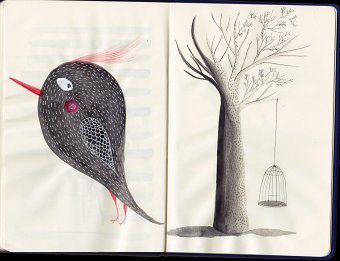 Little, trivial and fast sketches in my "travel log" . . .