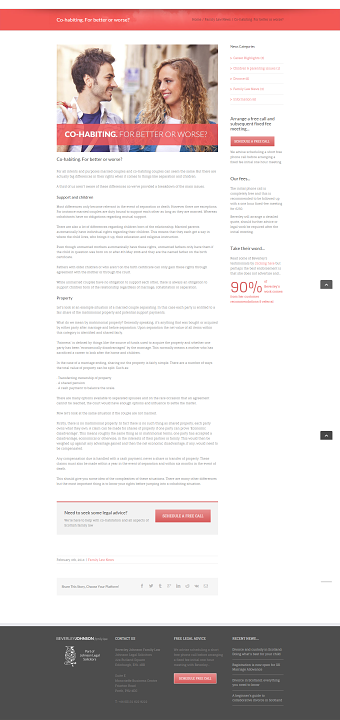Edinburgh Family Law articles