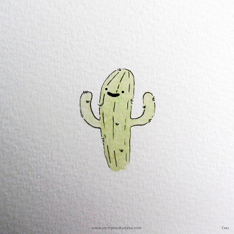 Mini-project. Watercolor and spikes