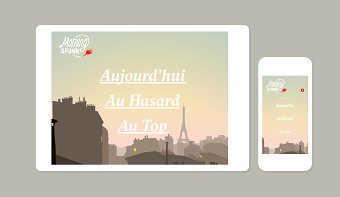 Identity, illustration, website for a daily blog