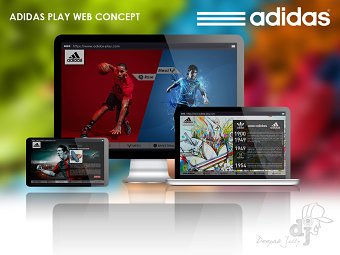 Adidas Play UI Design