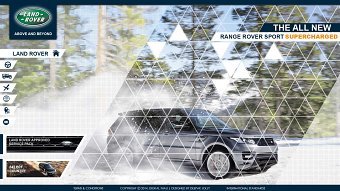 Land Rover Microsite UI