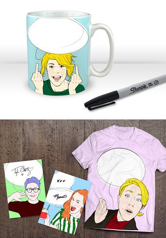 Youtubers customisable merch - concept