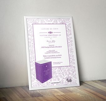 Book launch event poster