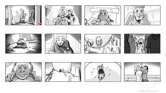Hexe Lilli: Die Reise nach Mandolan - Storyboard