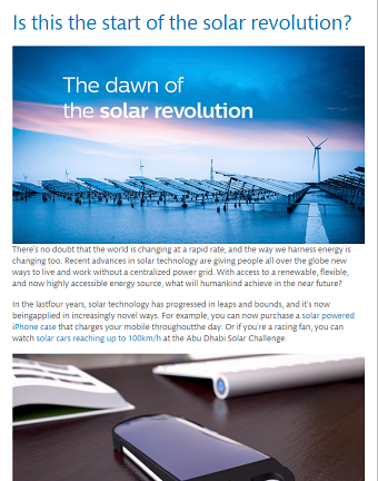 Philips blog writing