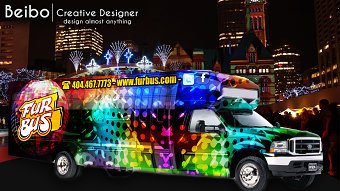 Bus wrap design