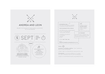 Wedding stationary