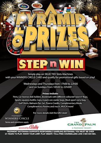 Pyramid of prizes poster