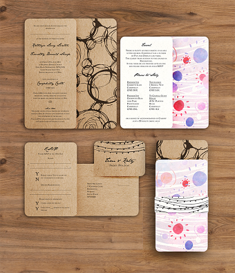 Tim & Katy's Wedding Invites