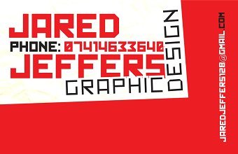 My new business card