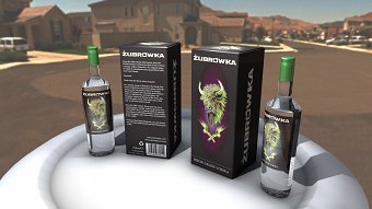Zubrowka Vodka packaging