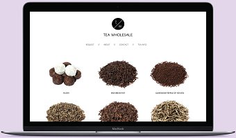 Tea Wholesale Web Design