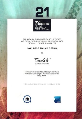 AWARD Best Sound Design #aliSound