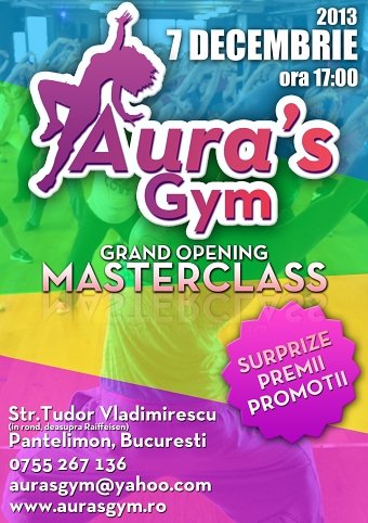 Aura Gym - Flyer