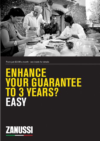 Zanussi In-The-Box leaflet