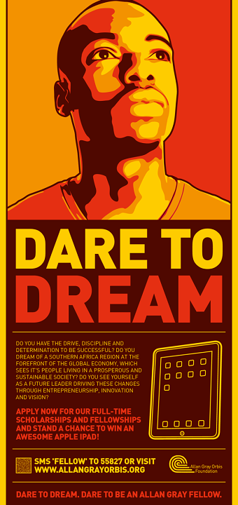 Allan Gray Orbis Foundation Scholarship Poster