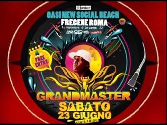 Grandmaster Flash - 23 Giugno - Fregene - Roma