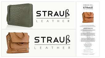 Strauss Leather Brand Identity