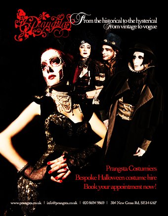 Prangsta Customiers Half page ad design for Epicurean Magazine