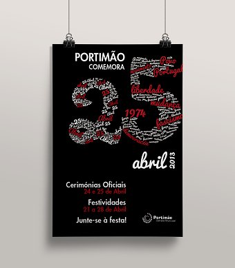April 25th celebration poster