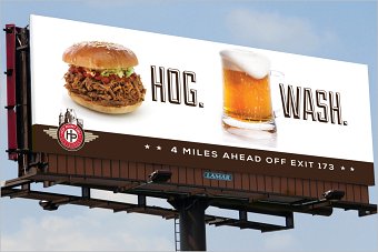Outdoor Advertising for Hot Point Deli