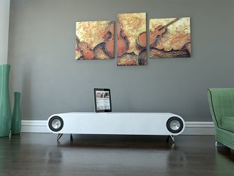 Lounge speaker - CGi image