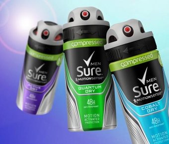 Echo's design for Sure Men hits the shelves