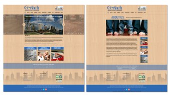 Gerlach Carpet Website Layout