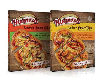 Naanzza - Naan Base Pizza Brand Identity and Packaging