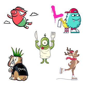 Vodafone Message+ emoji stickers