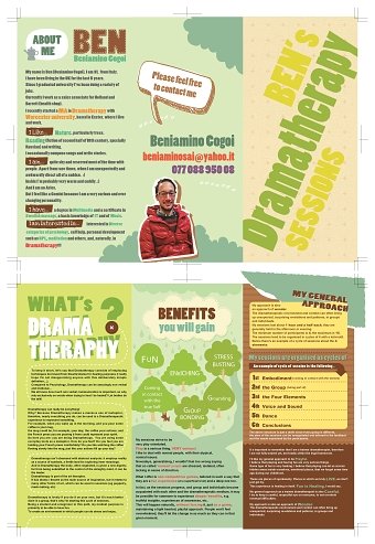 Leaflet Design for a therapist