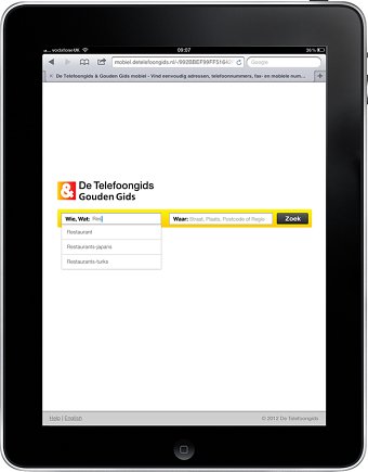 DTG Ipad web service