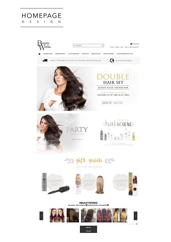 Homepage Design