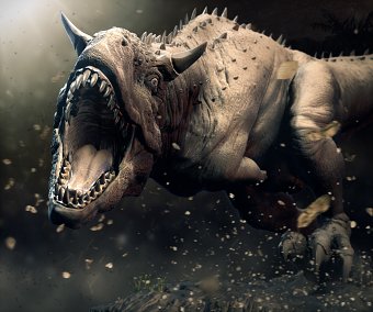 Rampaging Carnotaurus For 3d Print