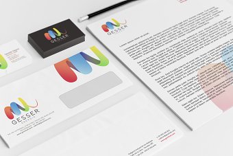 Gesser brand identity