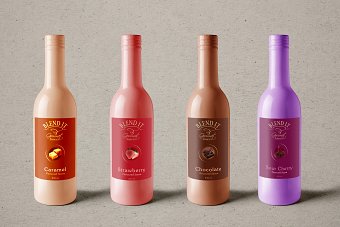 BLEND IT logo & packaging